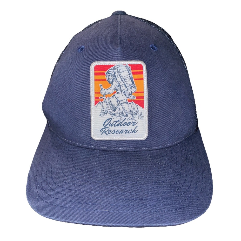 Outdoor Research Trucker Hat Bigfoot Patch‎ Navy Mesh Snapback